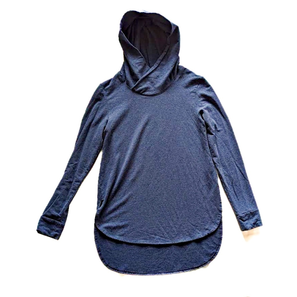 french terry bamboo hoodie Pull over Size medium blue Gilmour Clothing